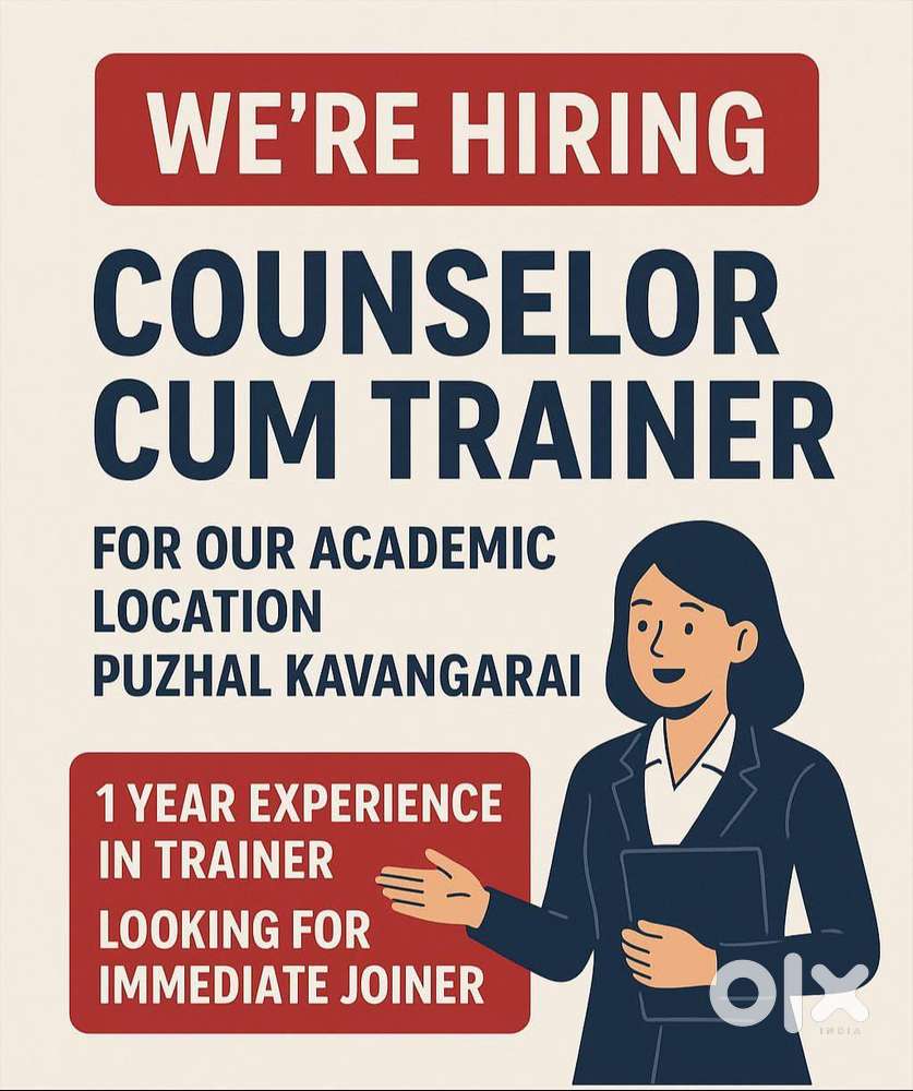 Counsellor cum Trainer