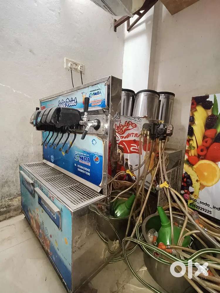 Soda machine and full setup