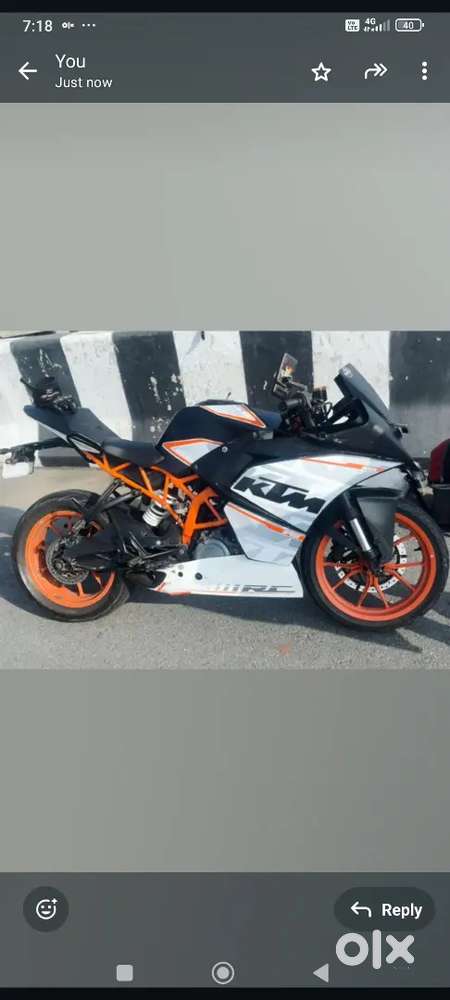 Riding bike selling for ride , good condition, ktm RC 390