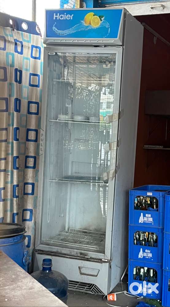 Glass door fridge 2 months used 400 liters