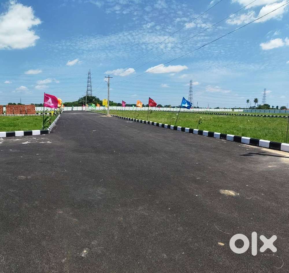 plot for sale at Redhills karanodai dtcp and rera approved