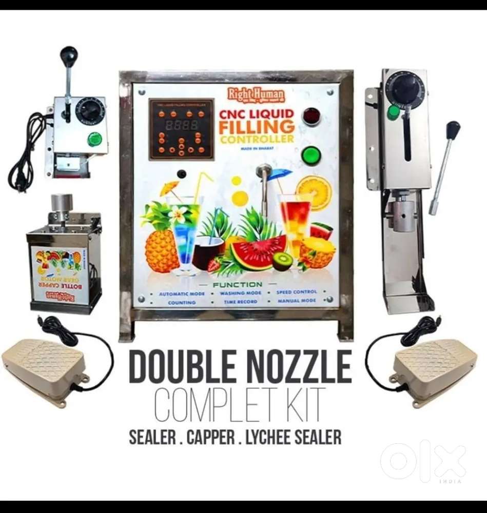 Cnc Liquit Filling Double Nosel Machine