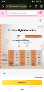 Petjoy brand foldable metal cage