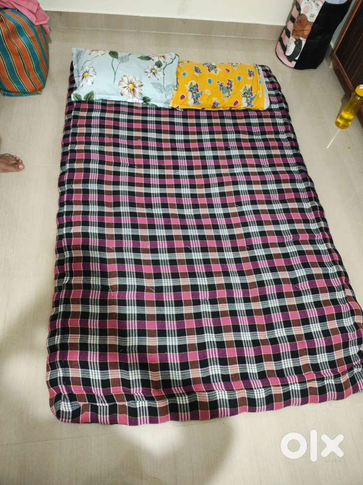 Double Bed Mattress with Pillows