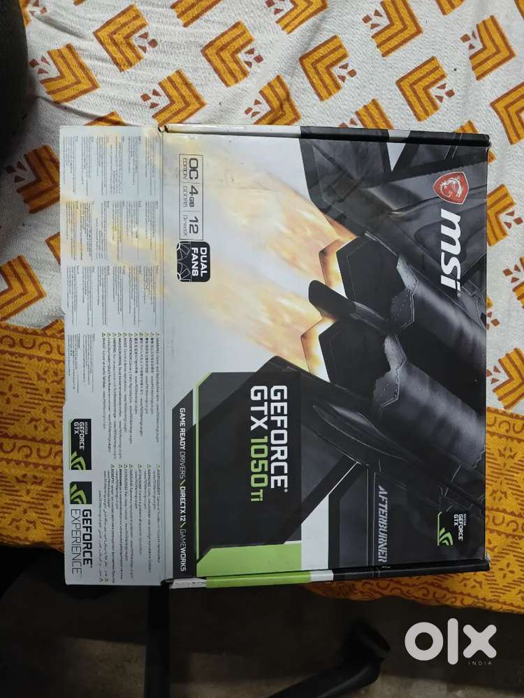 MSI GTX 1050TI GPU  4GB DDR5