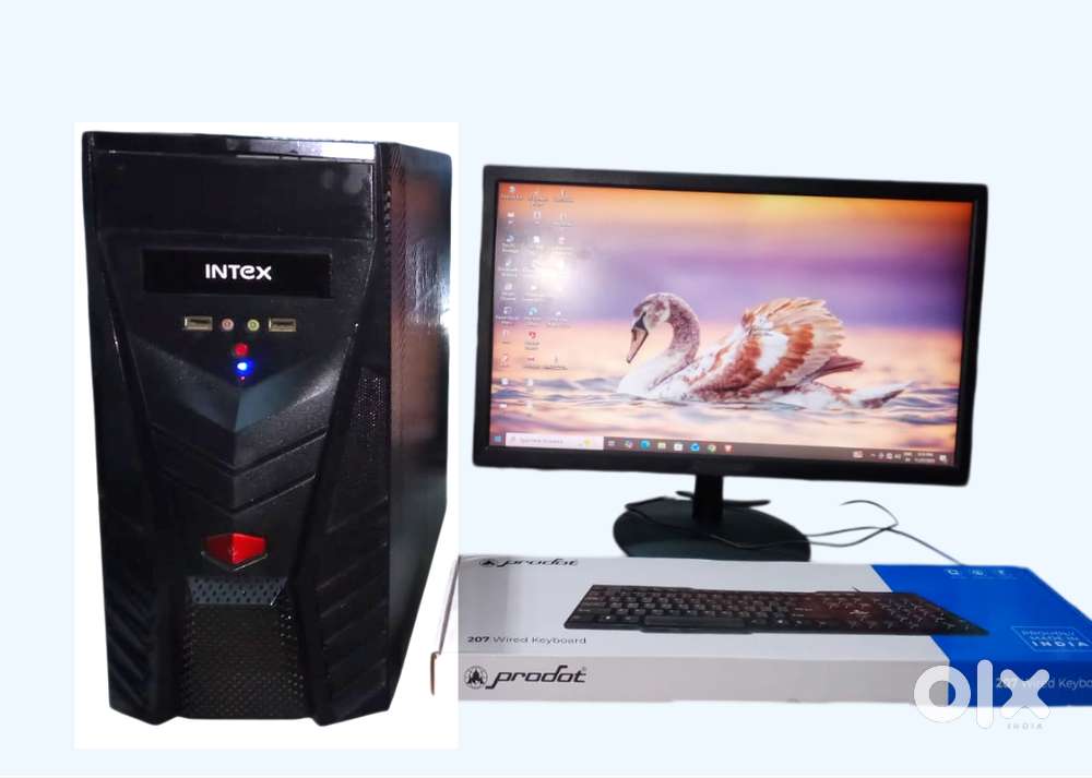 Very Gud Condition i3 PC Desktop Computer with LG LED monitor