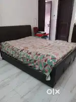 Queen size  6.5x5 ft  bed without mattress