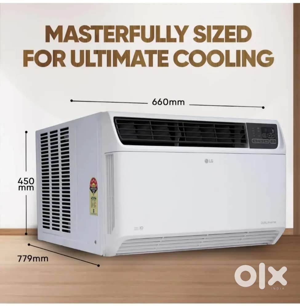 LG 1.5 Ton 3 Star DUAL Inverter Window AC  2024 Model
