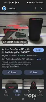 MGT NEW BASS TUBE INBUILT AMP 6400WAT