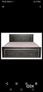 Wooden double bed just 12000