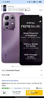 Infinix x50 5g mobile