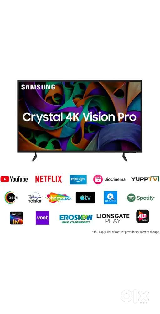 Samsung 55 inch 4k tv seal pack with 1 year complete warranty