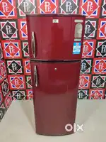 0029¥$ Dark Videocon Red Cherry 240 Ltrs fridge power fan n delivery