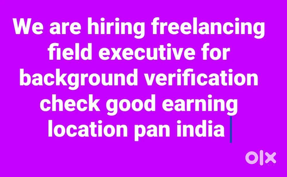 Background verification field executive