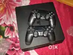 PS4 silm 1 TB 2 controller