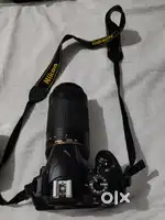 D3400 DSLR Camera Body with double Lens:
