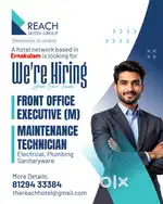 Front Office Executive for a hotel group in EKM
