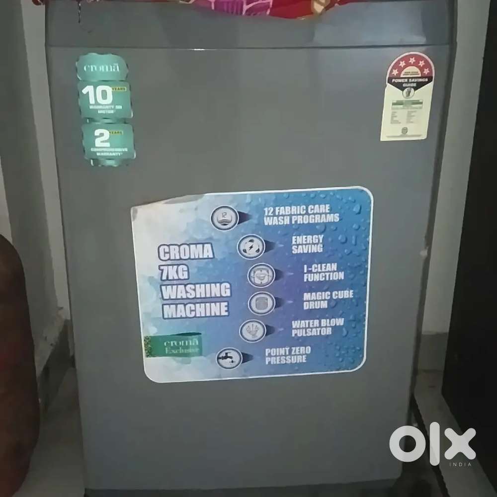 Croma company ka washing machine 1 sal ki Chali Hui hai