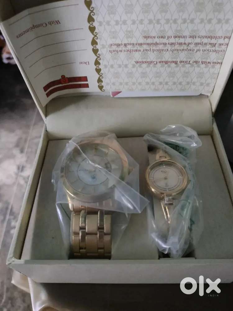 Wrist watch new set for man women, Titan make