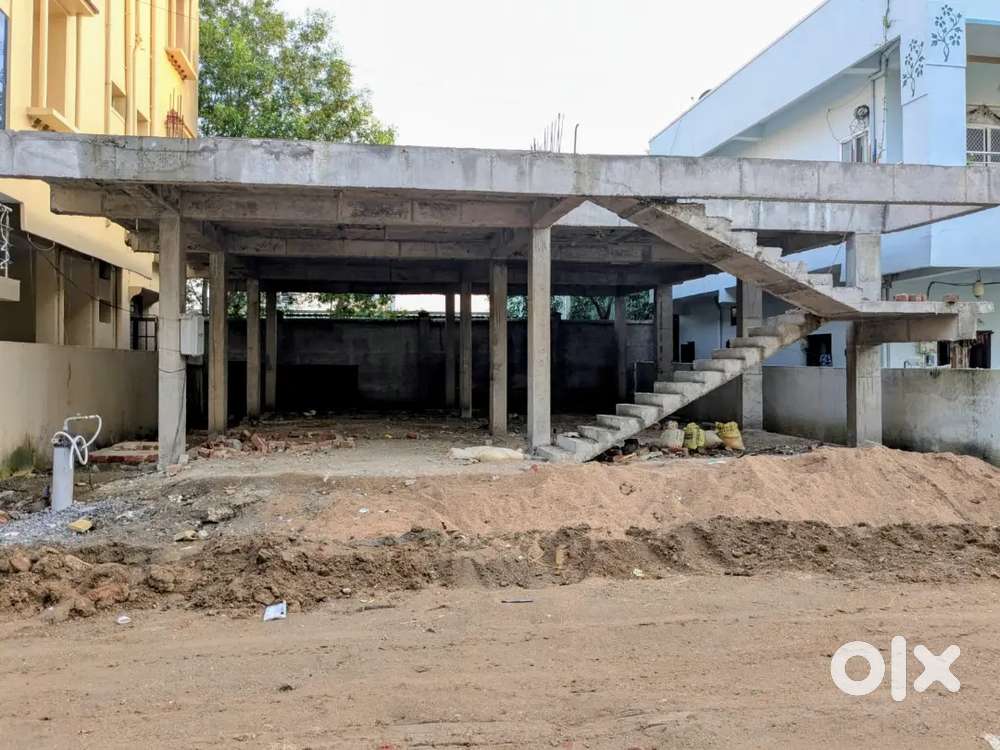 Semi constructed plot for sale