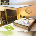 Khwaja furniture.  Luxury Bedroom combo set. Bajaj finance available