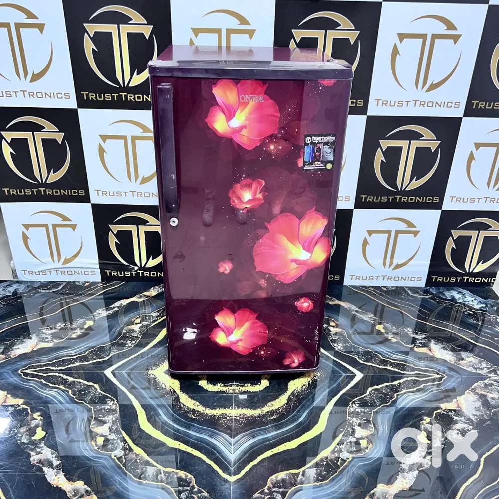 Good looking Onida 5 star Flower Model Single Door Fridge