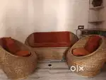 Cane Sofa set