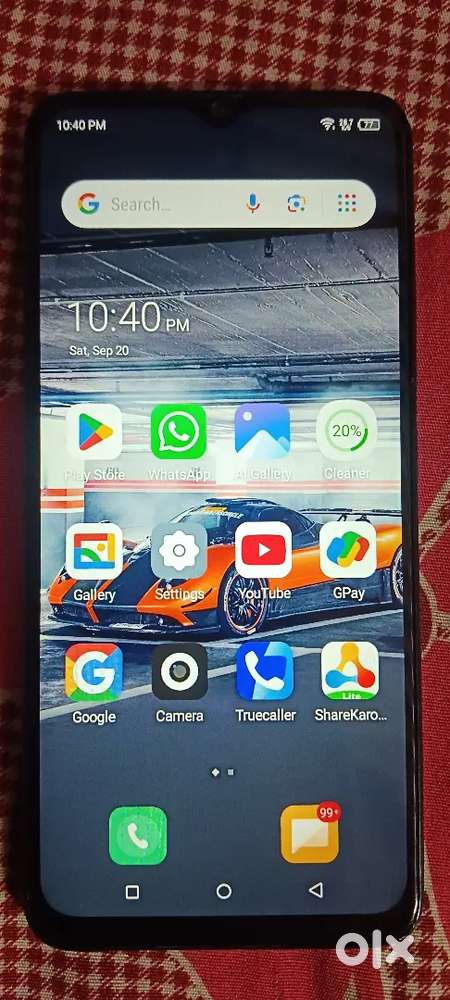 Itel P40 . 6000 mega power battery. Mobile full ok condition mein h .