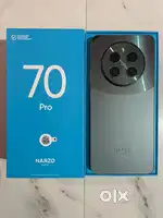Narzo 70 pro 8/256 mint condition Sony Camera. Bill box available.