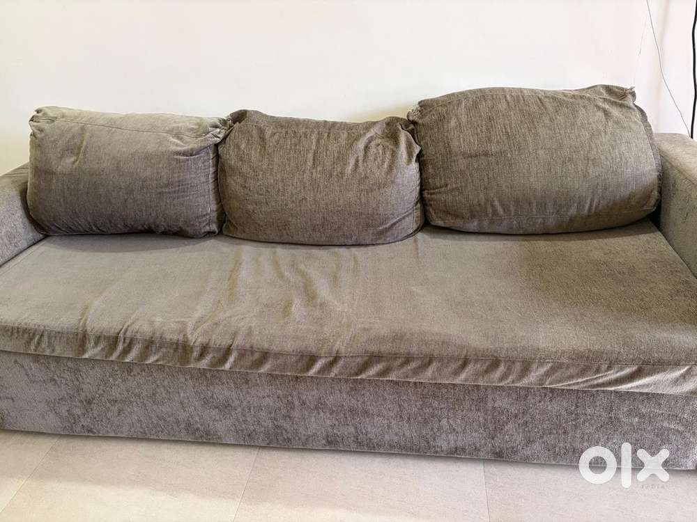 Move out sale: 3 seater sofa cum bed for sale