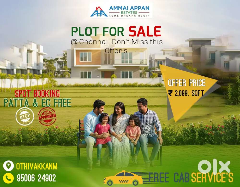 Own Your Dream Plot in Vandlur – DTCP Approved – Free Site Visit