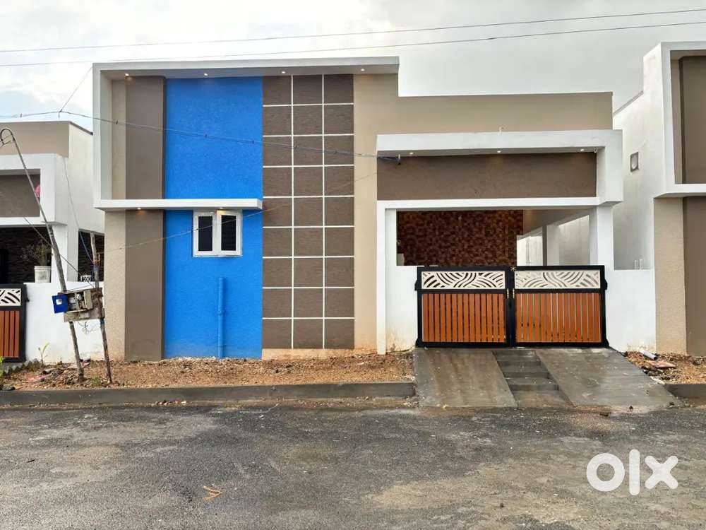 3 CENT 2 BHK SEMI FURNISHED MODERN HOUSE FOR SALE GATED COMMUNITY