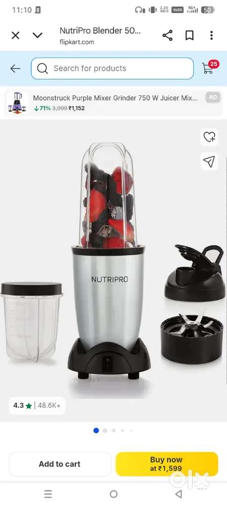 Nutripro blender 500w