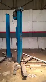 Car electric ramps and compressor