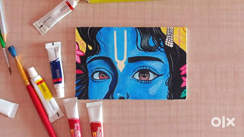 Shrikrishna eyes portrait
