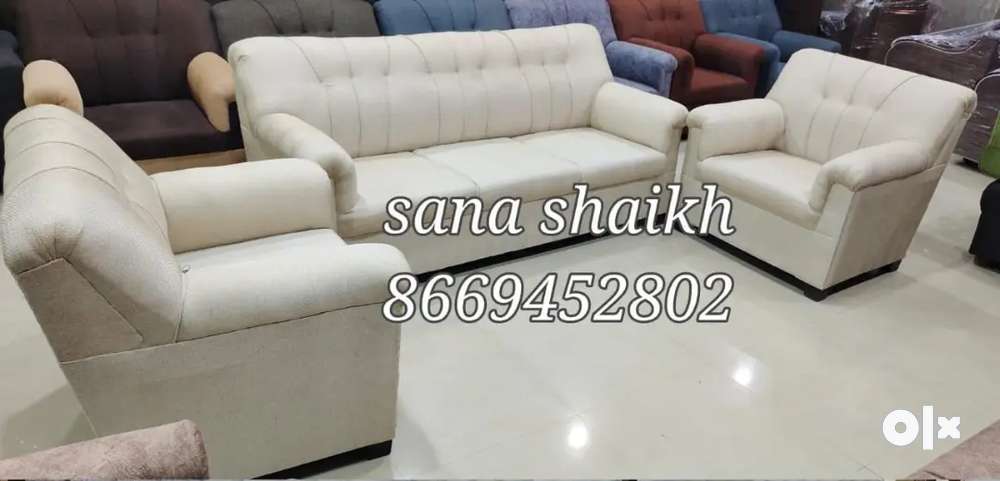 Zikra collection fabric design sofa set