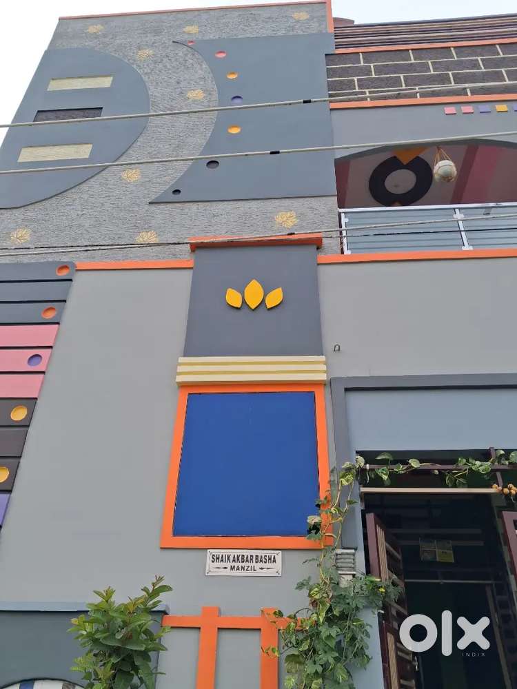 House for Rent, 2 BHK - 2 Bathroom,Balaji nagar 9th lane,guntur.