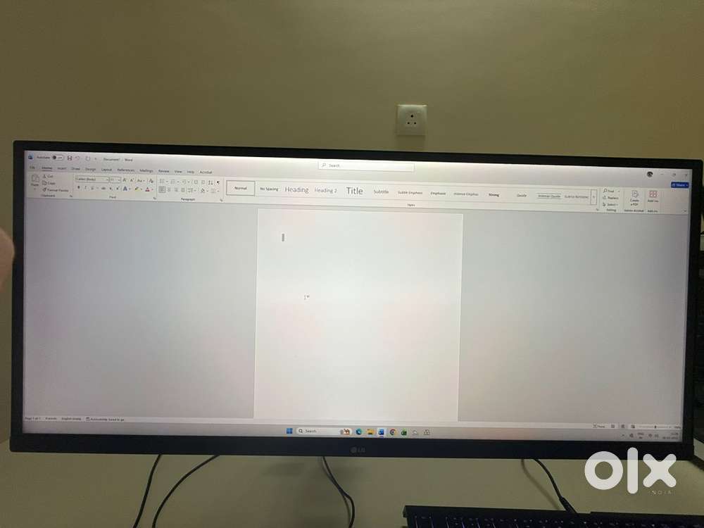 Lg Ultra wide monitor 34 inches