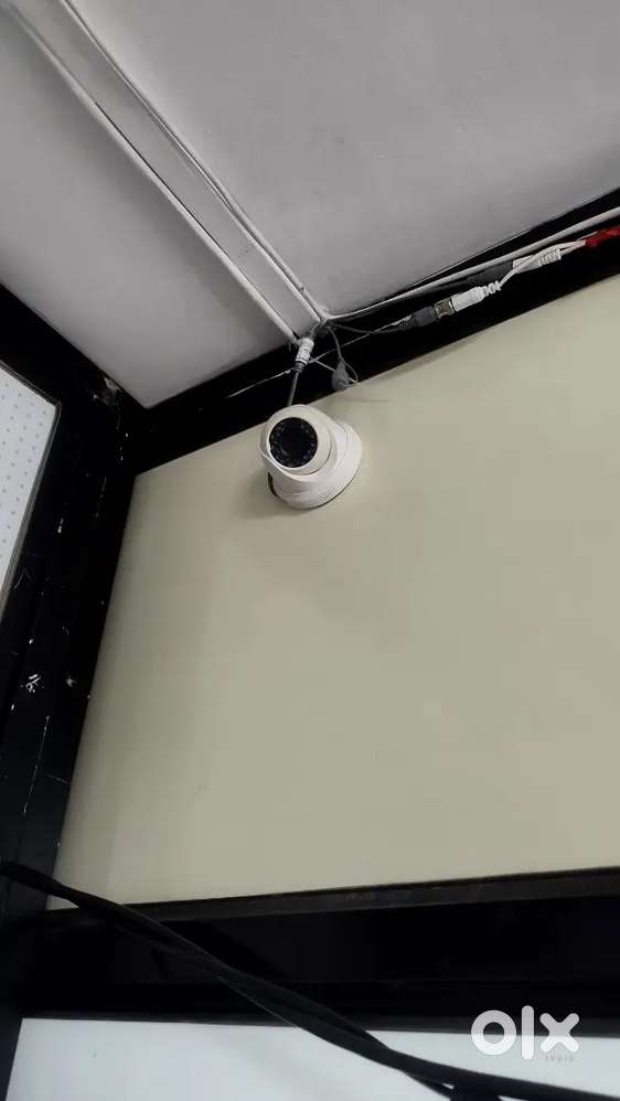 Total 10 ,done camera ,8tb storage ,dvr