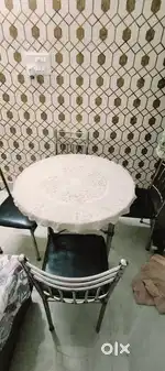 Dinning Table/ Multipurpose Table GlassTop with 4 Chair for sale @5400