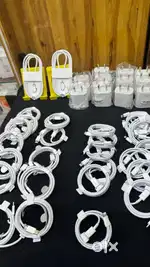 Apple cable and charge loose unit remove from box