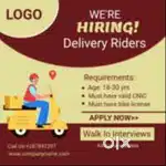 Field boy for pamphlets deliver door to door