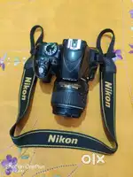 Nikon D3300 with 2 lenses + 2 battery + charger + bag. Well maintained