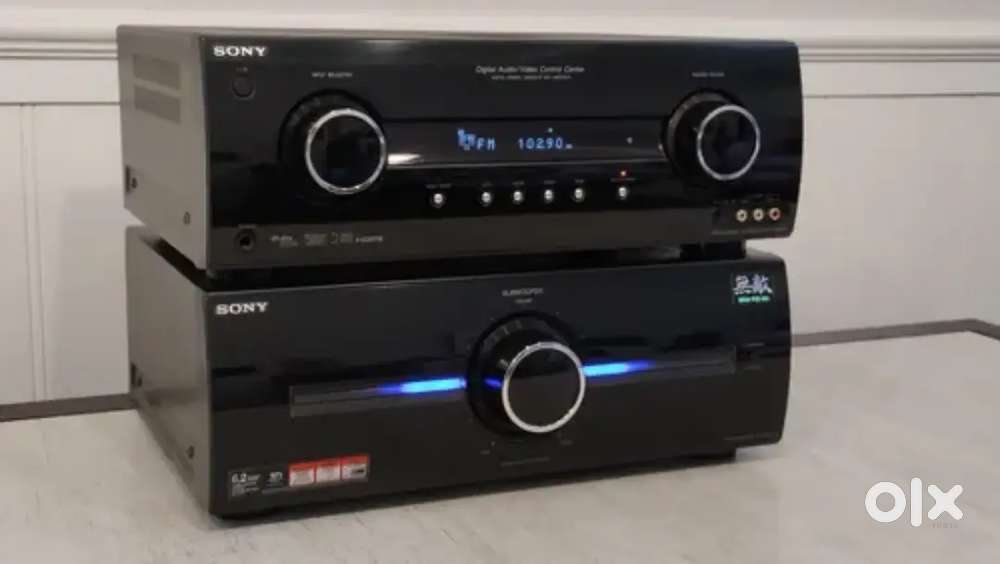 Sony 6.2 av receiver with subwoofer amp new condition with remote