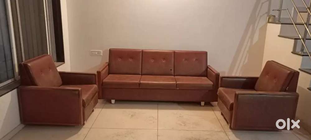 Wooden Based Sofa