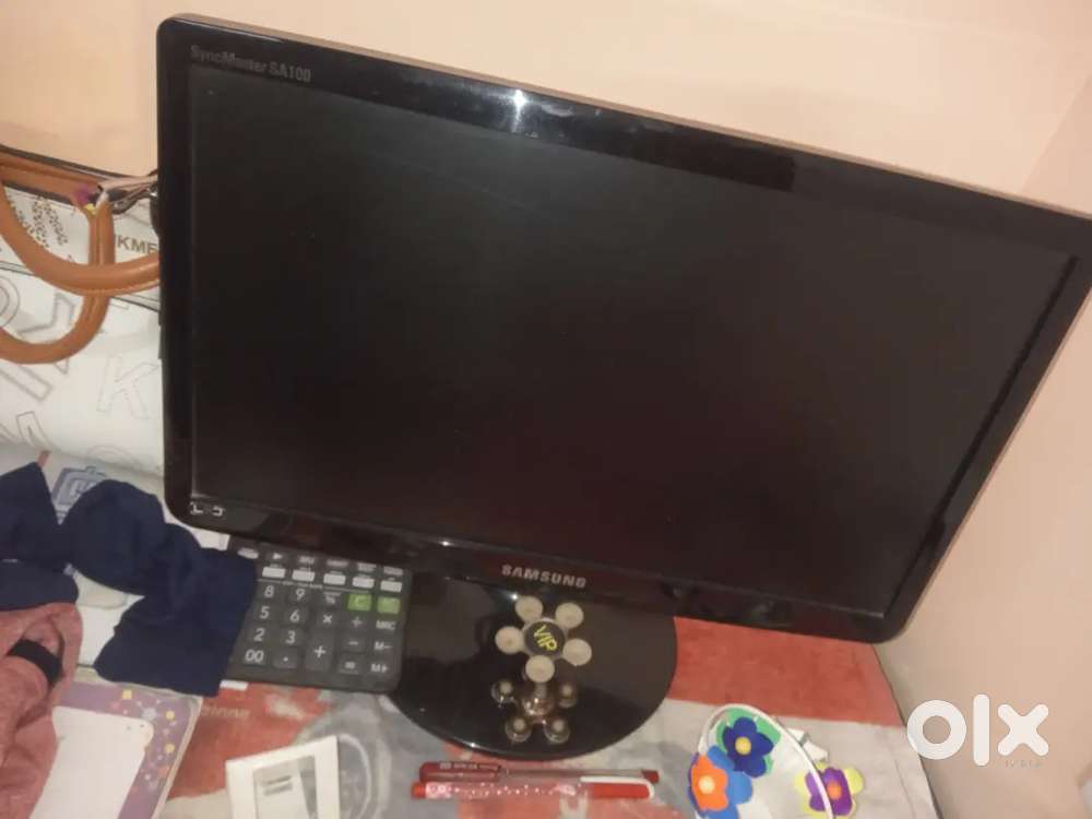 Computer with monitor keypad mouse