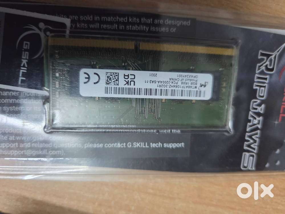 8 Gb Ram DDR4 3200 mhz