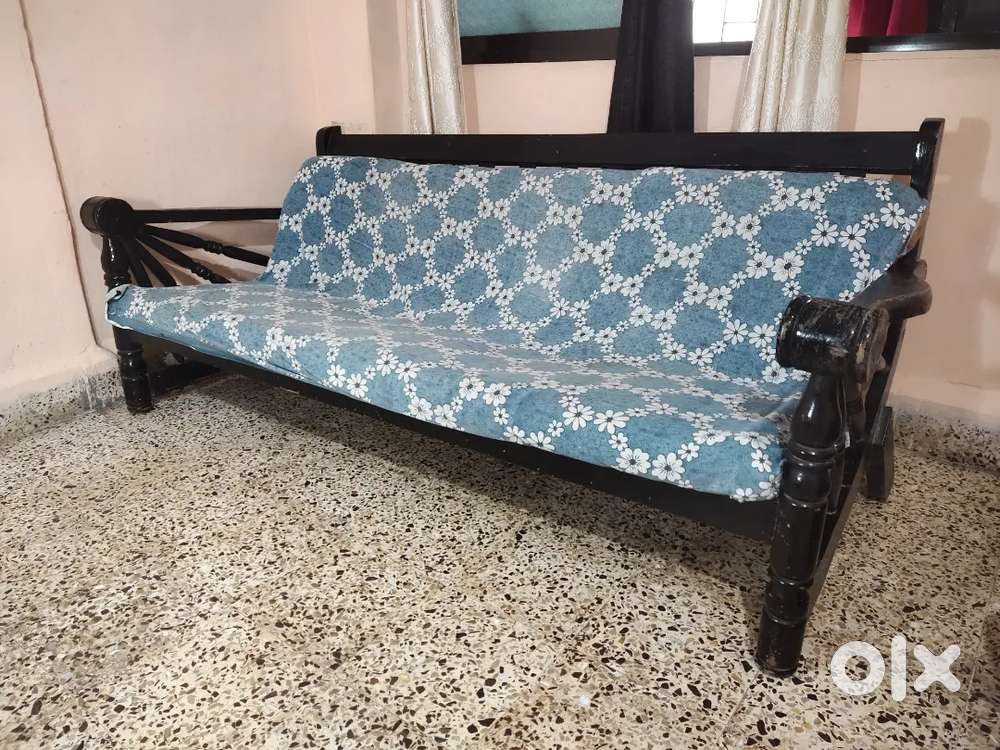 3 seater antique wooden sofa (sal wood)