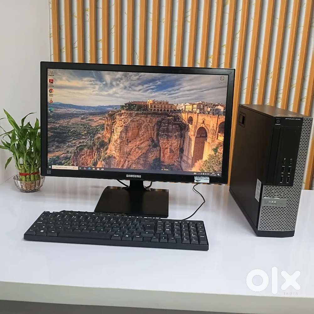 Dell OptiPlex 9020  i5 4th with Samsung monitor Complete Desktop Setup