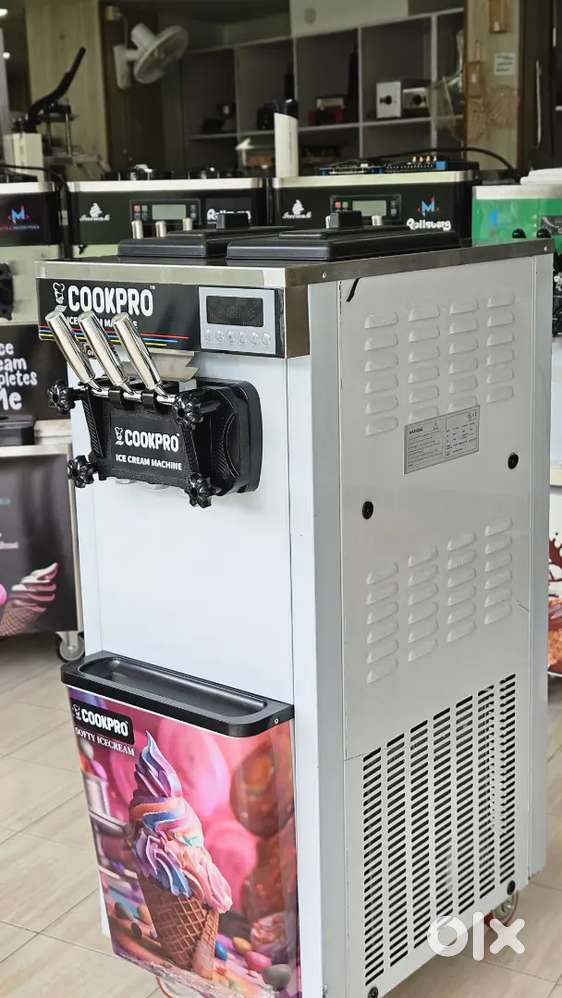 SOFTY ICE MACHINE/BROAST MACHINE/STEAMER/FRYER/OVEN/WAFFLE/MIXER/POPCN